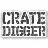 Crate Digger Sticker (Voorkant)