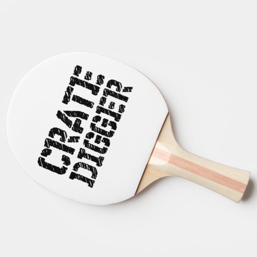 Crate Digger Tafeltennisbatje (Zijkant)