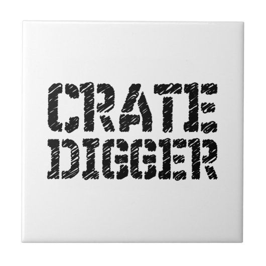 Crate Digger Tegeltje (Voorkant)