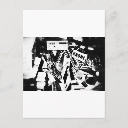 Crate Diggers Briefkaart (Voorkant)