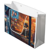 Crate Digging at the Vinyl Store Groot Cadeauzakje (Voorkant Gekanteld)