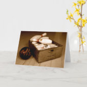 Crate of Old Bowling Pins Kaart (Gele Bloem)