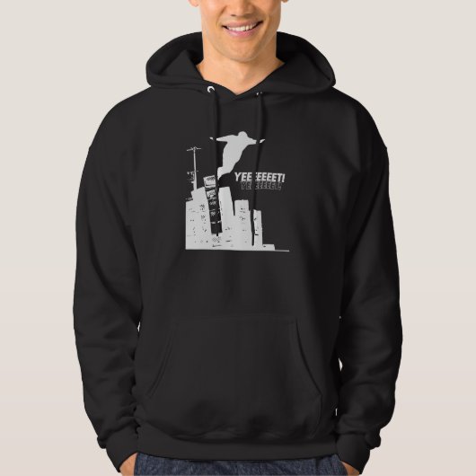 Cratechallenge Yet Verdrukte Stijl Hoodie (Voorkant)