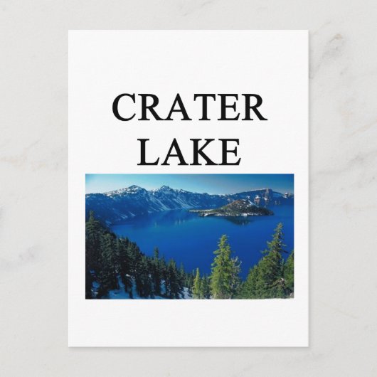 crateermeer briefkaart (Voorkant)