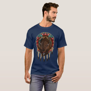 Cratemade Native American Buffalo design 1 T-shirt