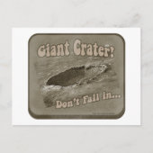 Crater. Briefkaart (Voorkant)