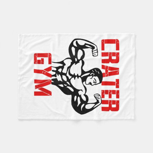 Crater Gym  Fleece Deken (Voorkant (Horizontaal))