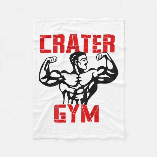 Crater Gym Fleece Deken (Voorkant)