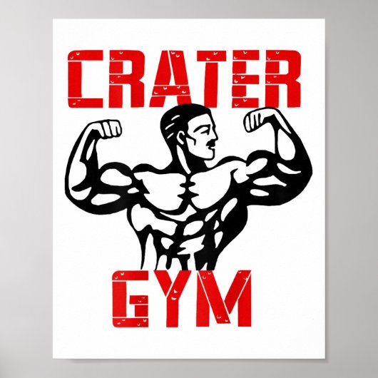 Crater Gym  Poster (Voorkant)