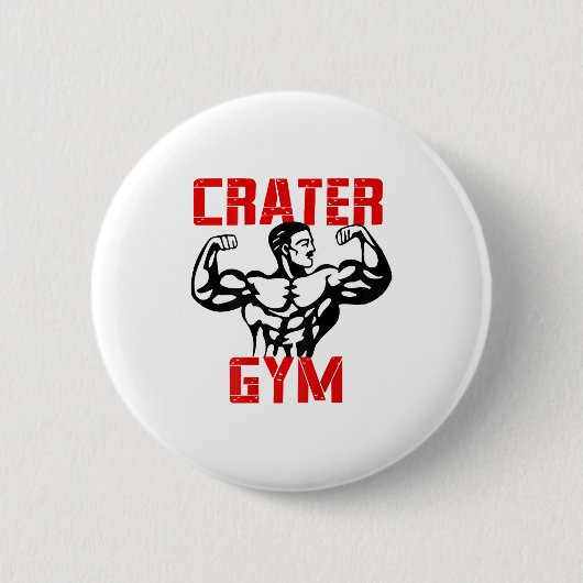 Crater Gym Ronde Button 5,7 Cm (Voorkant)
