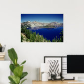 Crater Lake 1 Poster (Thuiskantoor)