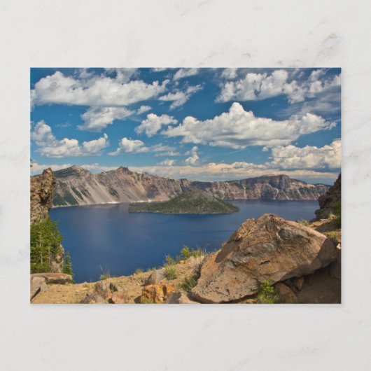 Crater Lake and Wizard Island, Crater Lake Briefkaart (Voorkant)