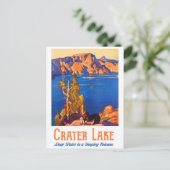 Crater Lake Briefkaart (Staand voorkant)