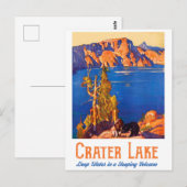 Crater Lake Briefkaart (Voorkant / Achterkant)