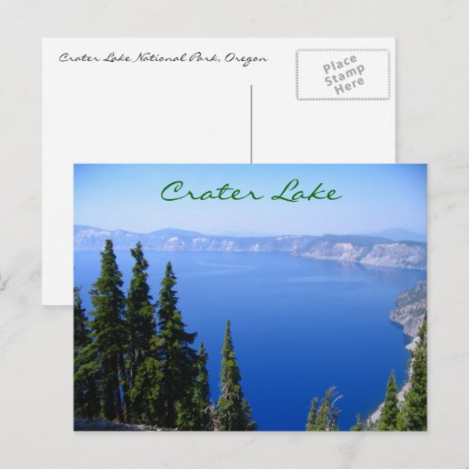Crater Lake Briefkaart (Voorkant / Achterkant)