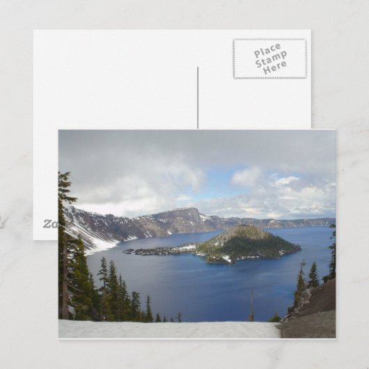Crater Lake briefkaart (Voorkant / Achterkant)