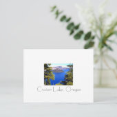 Crater Lake, Briefkaart Oregon (Staand voorkant)