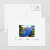 Crater Lake, Briefkaart Oregon (Voorkant / Achterkant)