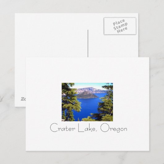 Crater Lake, Briefkaart Oregon (Voorkant / Achterkant)