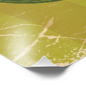 Crater lake Canada Reisposter Foto Afdruk (Hoek)