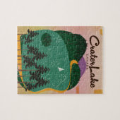 Crater lake Canada Reisposter Legpuzzel (Horizontaal)