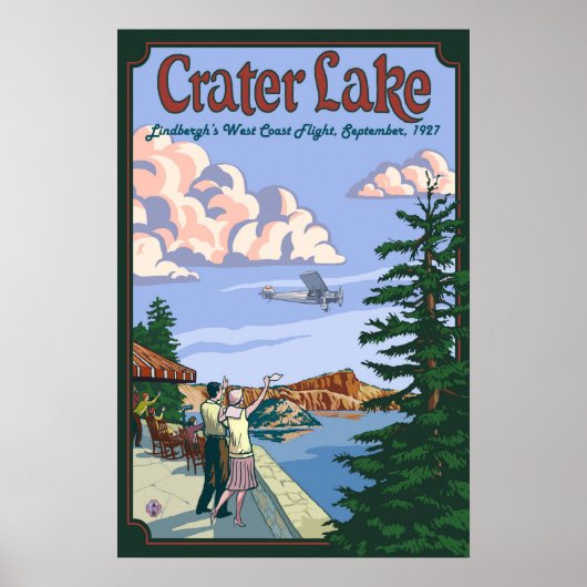Crater Lake - Charles Lindbergh Vlucht - Poster (Voorkant)