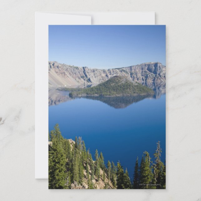 Crater Lake en Wizard Island (Voorkant)