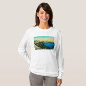 Crater Lake Lodge over het meer T-shirt (Voorkant volledig)