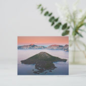 Crater Lake Moonrise Briefkaart (Staand voorkant)
