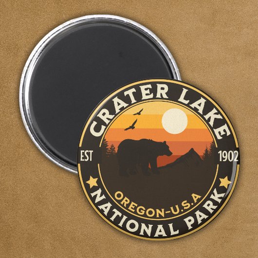 Crater Lake National Park Est 1902 Magneet