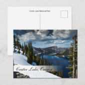 Crater Lake National Park Oregon Landschapsfoto Briefkaart (Voorkant / Achterkant)