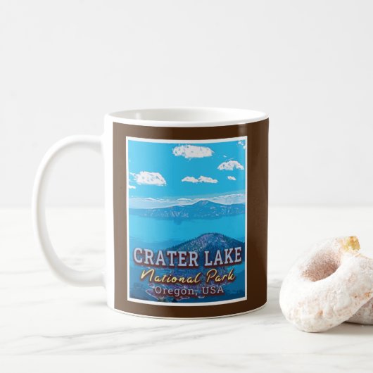 CRATER LAKE NATIONAL PARK - OREGON USA KOFFIEMOK (Met donut)