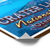 CRATER LAKE NATIONAL PARK - OREGON USA POSTER (Hoek)