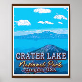 CRATER LAKE NATIONAL PARK - OREGON USA POSTER (Voorkant)