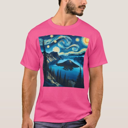 Crater Lake National Park Oregon, Verenigde Staten T-shirt (Voorkant)