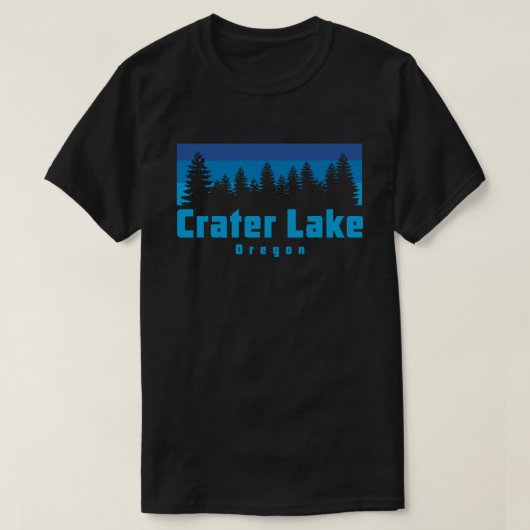 Crater Lake National Park Oregon Wandelen T- T-shirt (Design voorkant)