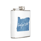 Crater Lake National Park Oregon Wood Grain Heupfles (Rechts)