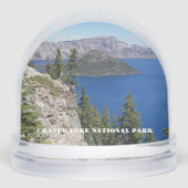 Crater Lake National Park Reis Foto Sneeuwbol (Voorkant)