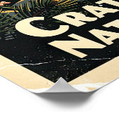 Crater Lake National Park Retro Poster (Hoek)