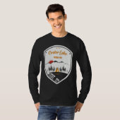 Crater Lake National Park Retro Souvenir T-shirt (Voorkant volledig)