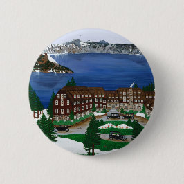 Crater Lake National Park Ronde Button 5,7 Cm