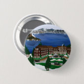 Crater Lake National Park Ronde Button 5,7 Cm (Voorkant /achterkant)