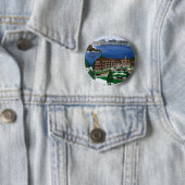 Crater Lake National Park Ronde Button 5,7 Cm (In situ)