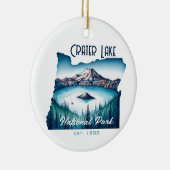 Crater Lake National Park Souvenir Gift Keramisch Ornament (Rechts)