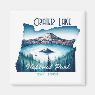 Crater Lake National Park Souvenir Gift Magneet