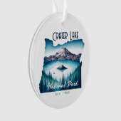 Crater Lake National Park Souvenir Gift Ornament (voorkant)