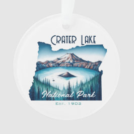 Crater Lake National Park Souvenir Gift Ornament