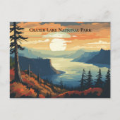 Crater Lake National Park Souvenir Reizen Briefkaart (Voorkant)