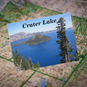 Crater Lake National Park Travel Photo Briefkaart