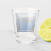 Crater Lake National Park Travel Photo Shot Glas (Achterkant)